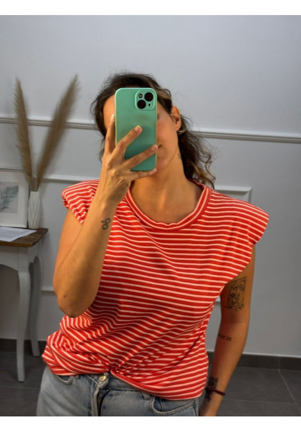 CAMISETA RAYAS FINITAS HOMBRERAS 2010