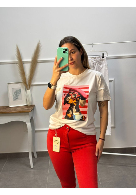 CAMISETA ESTAMPADO PERRO 20261