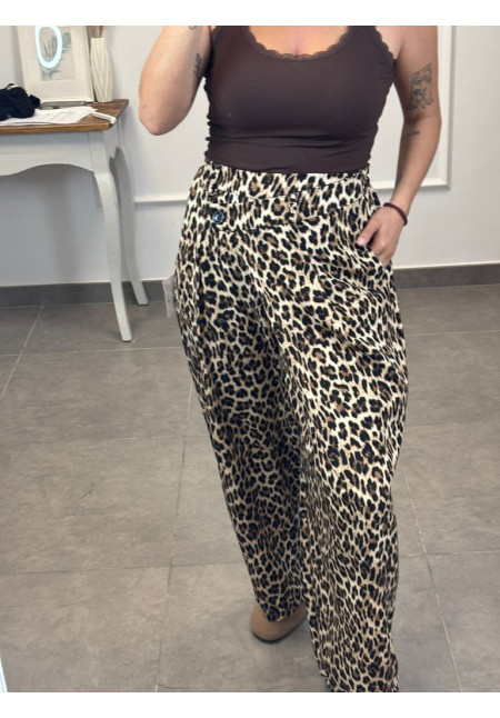 PANTALON CRUZADO LEOPARDO 13895