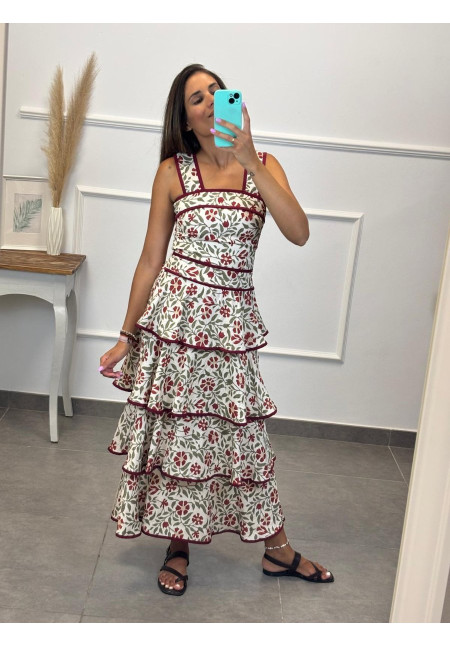CONJUNTO FLORAL FLADA VOLANTES 147052
