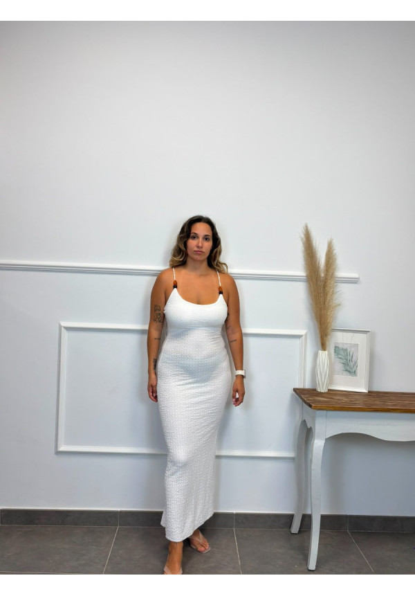 VESTIDO TIRANTE PIEDRA ESPALDA DESCUBIERTA 48799