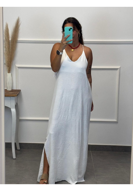 VESTIDO FLUIDO ESPALDA CRUZADA 52112