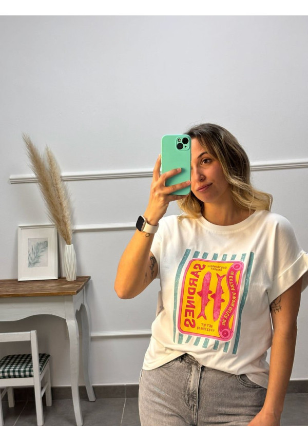 CAMISETA GRIS EFECTO LAVADO