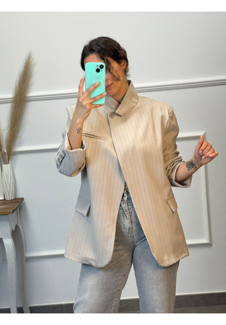 BLAZER CRUZADA RAYAS 602501