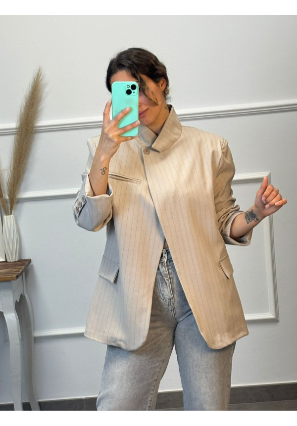 BLAZER CRUZADA RAYAS 602501