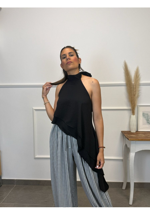 TOP AL CUELLO VOLANTE 11483