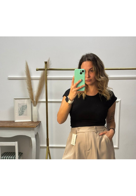 CAMISETA CUELLO ENCAJE 2098