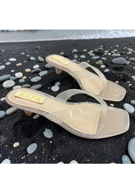 SANDALIA BEIGE TACON PEQUEÑO 1524
