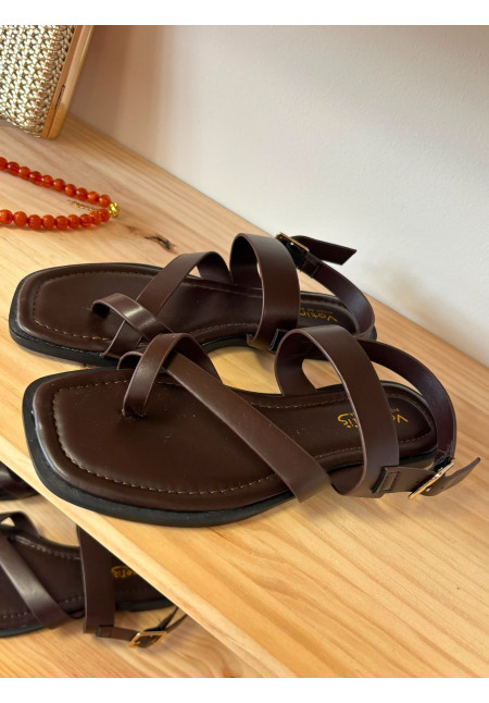 SANDALIAS ROMANAS CUERO 4H66